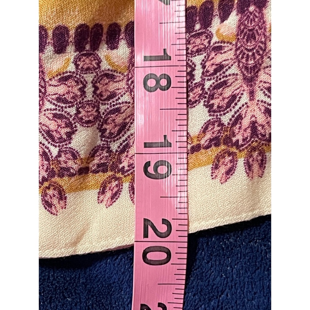 Free People Black and Pink Floral Blouse NWT SZ XS - Picture 6 of 11